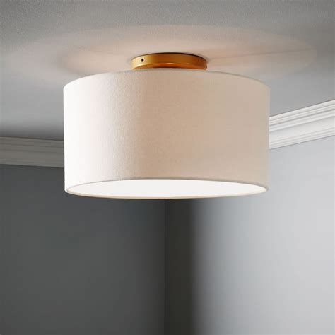 Fabric Flush Mount Lighting You'll Love 